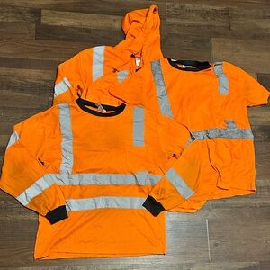 R&R 4pc Reflector Shirts & Jacket - All Gender Large
